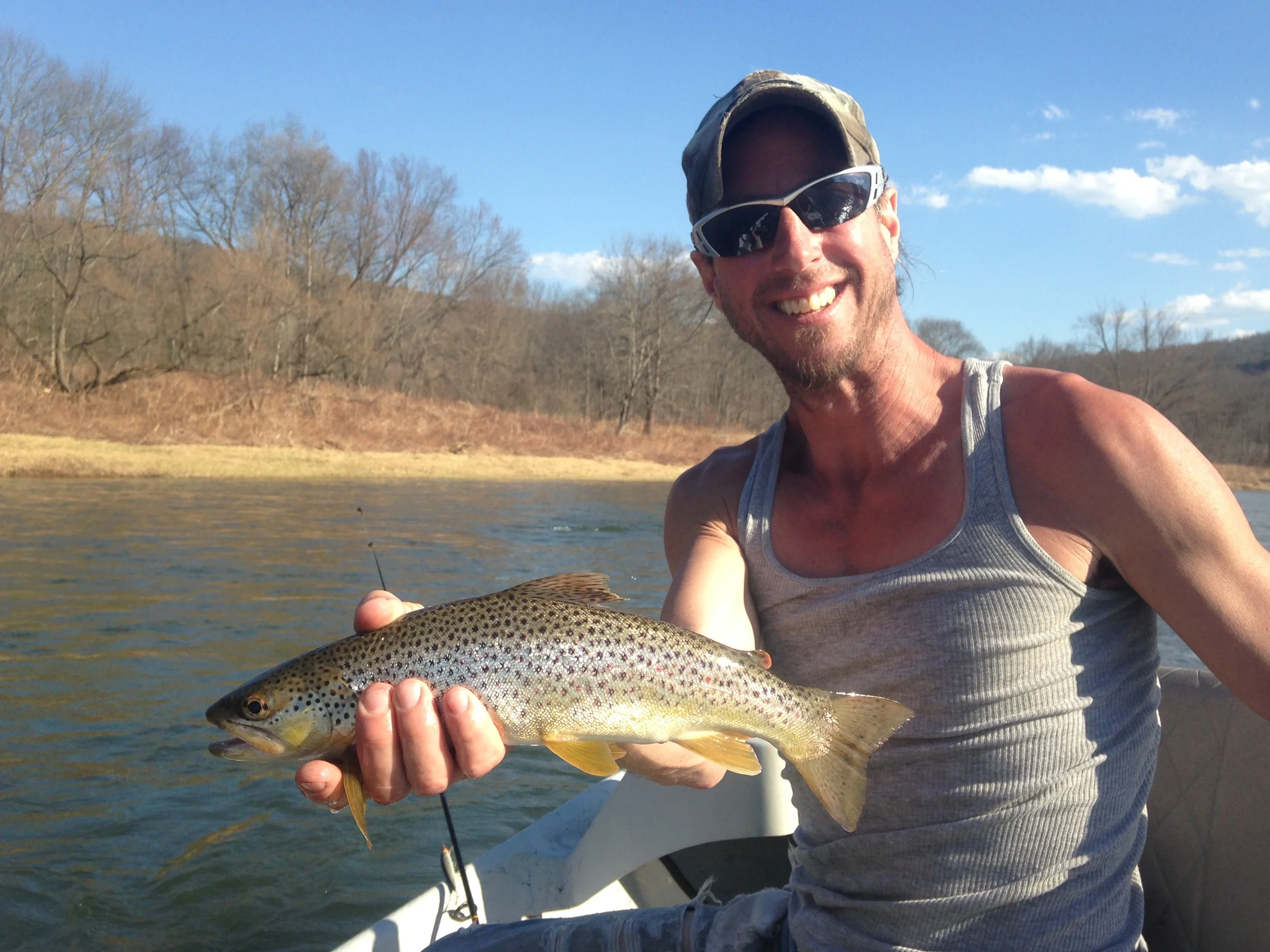 A beauty of a Main Stem Brown trout