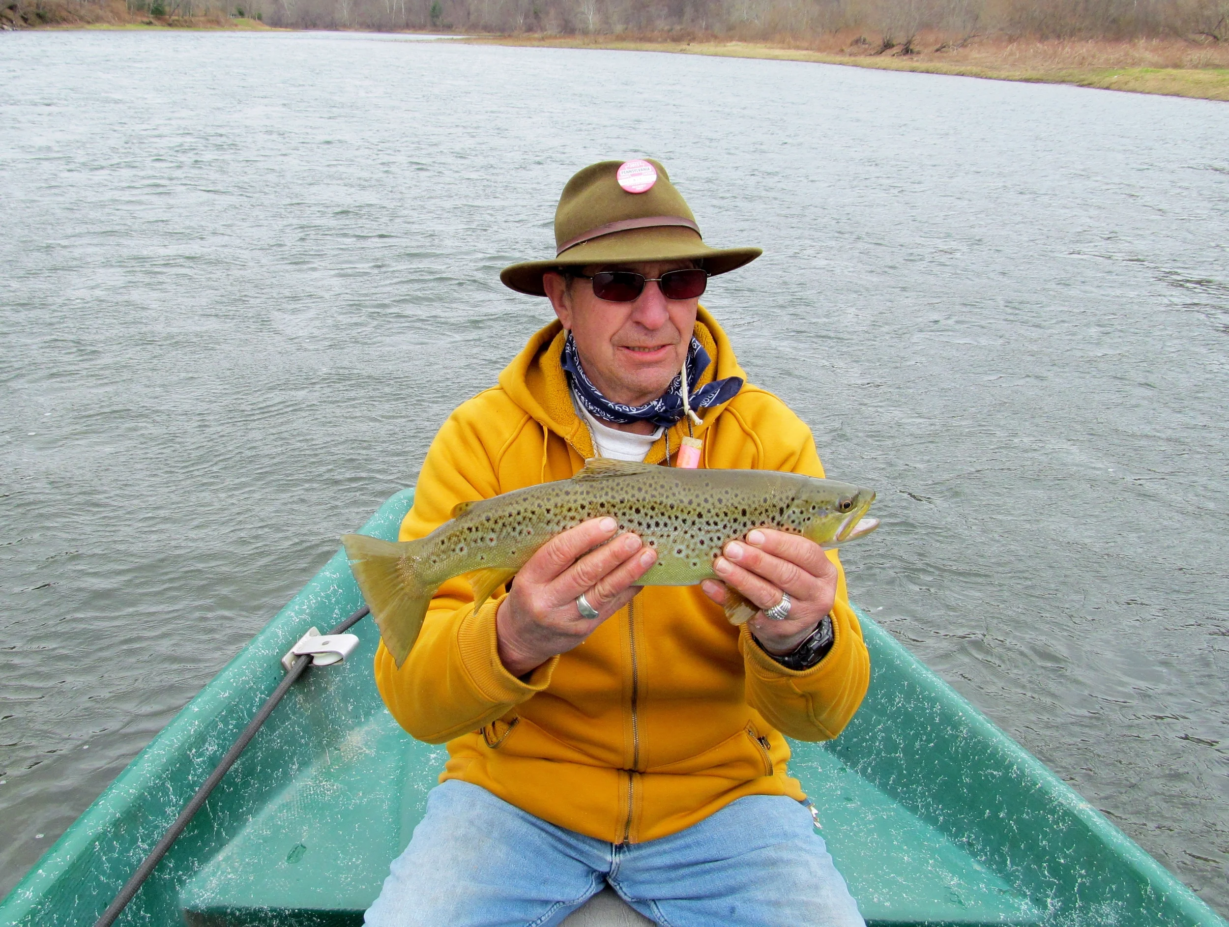 4/26/15 Bob D. stuck this fat 19" brownie!