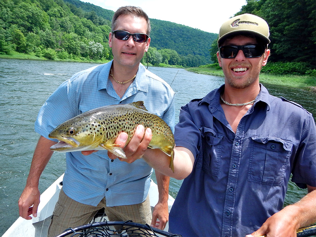 6/19/15 Guide Evan P. holding Steve's nice Brownie!
