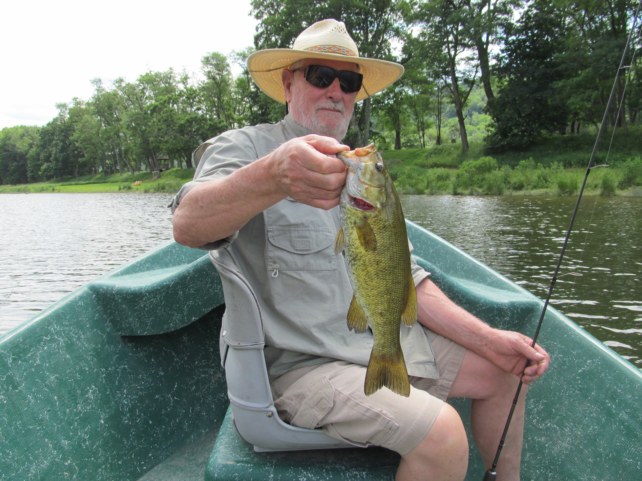 Bill G. with a Nice Smallie!