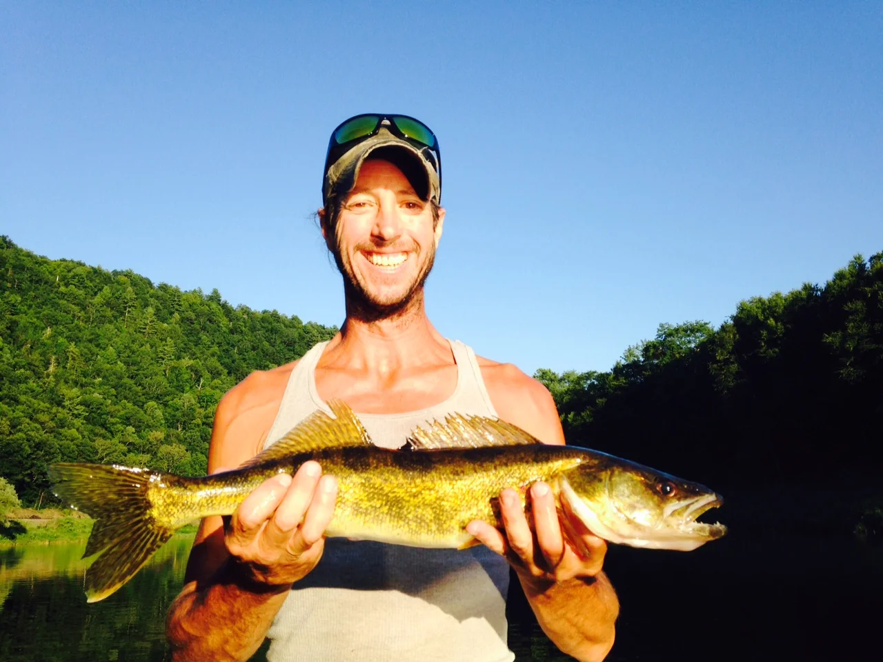 summer walleye fishing