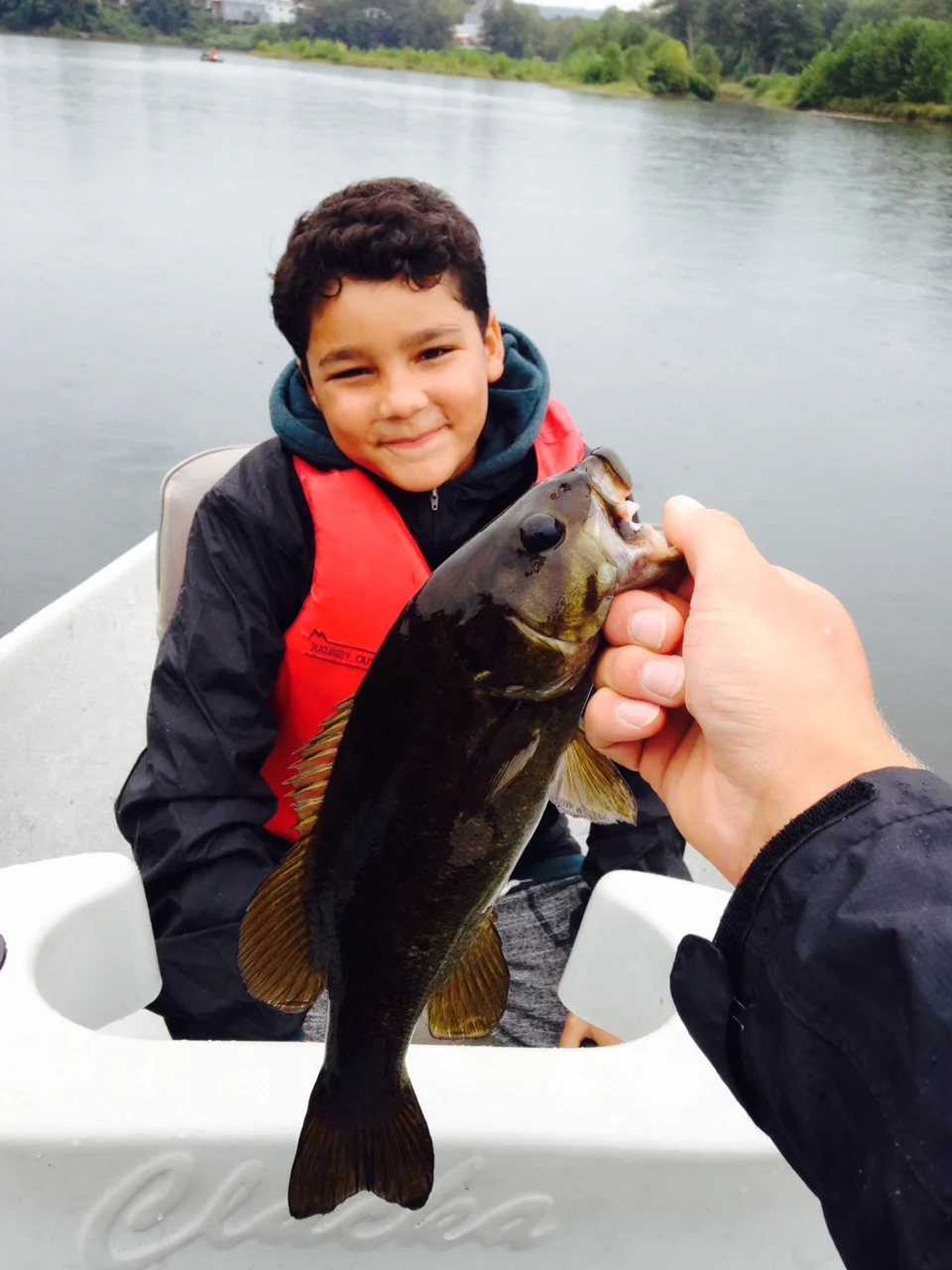 09/12/15A first fish for a new Delaware river angler!