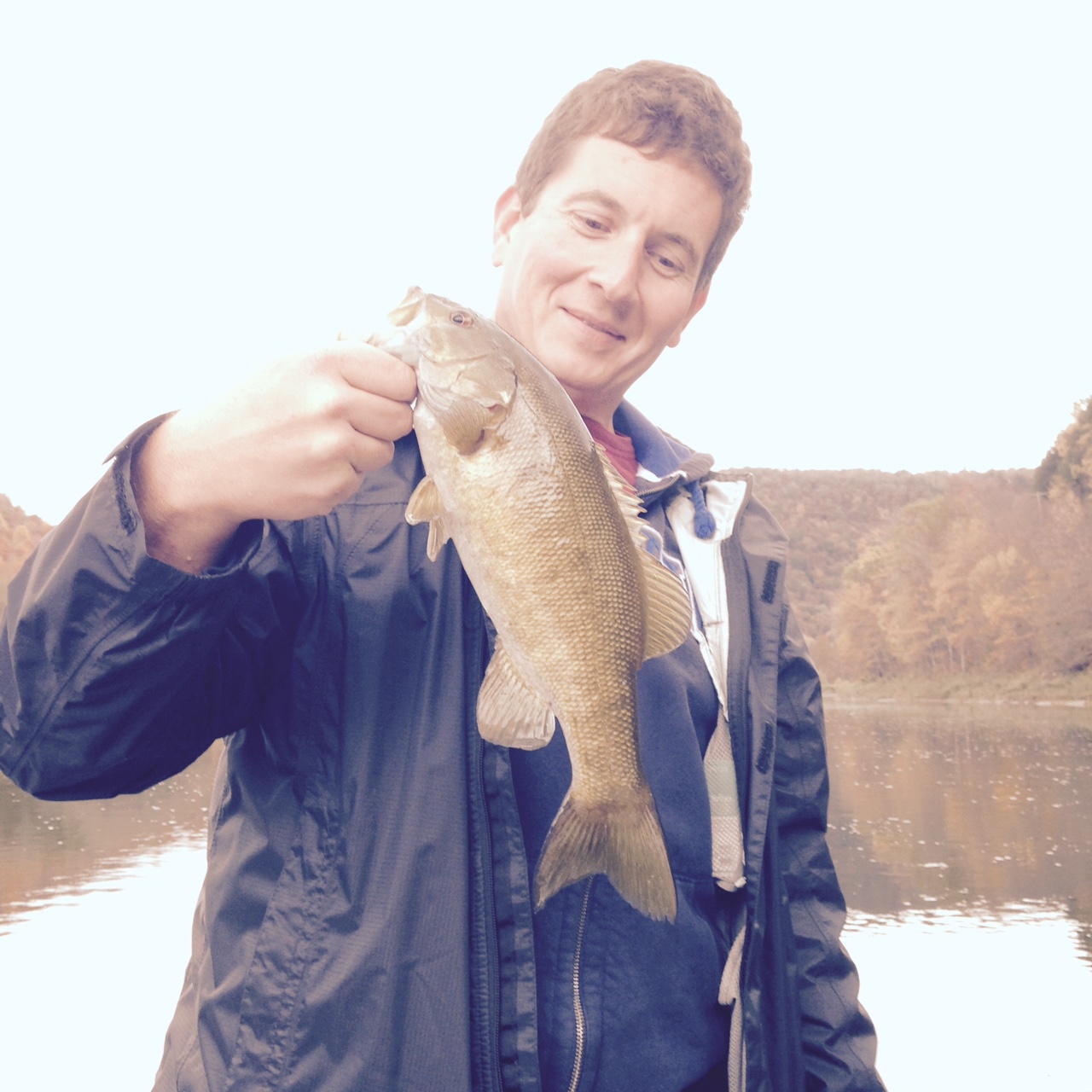 10/16/15Derek D. Hits a nice Smallmouth.