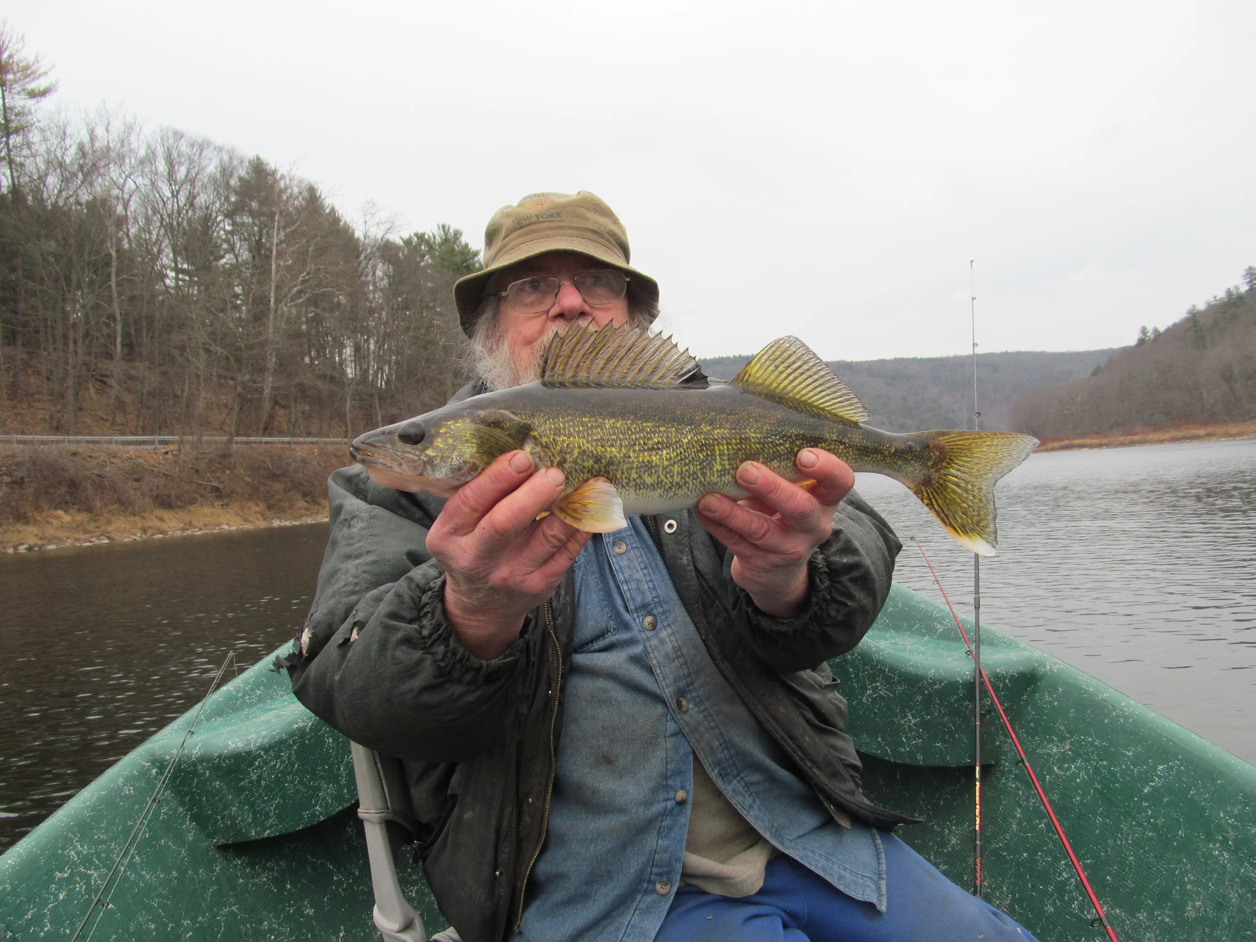 12/11/15 The man behind this nice 19" walleye, Hank S.