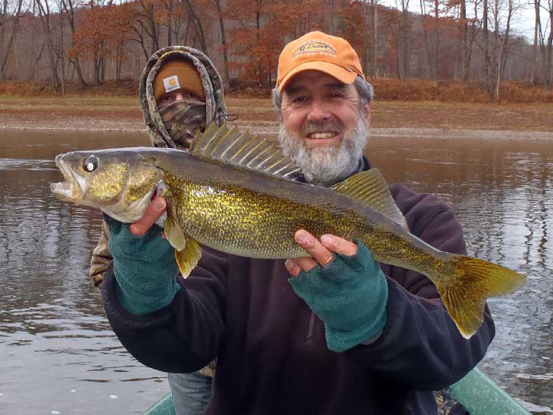 27" 8lb Walleye for the Kid in Camo.