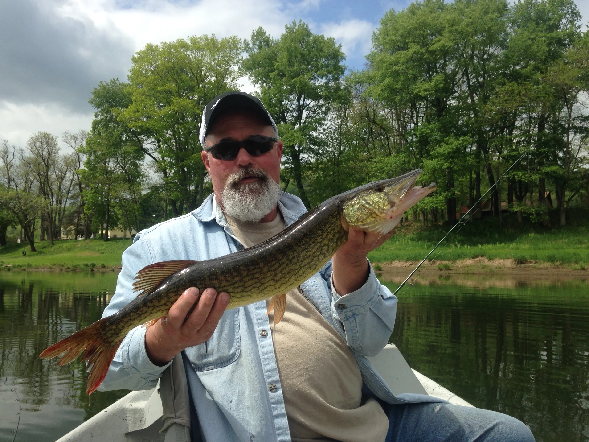 Stan with a 26" Chain Pickerel