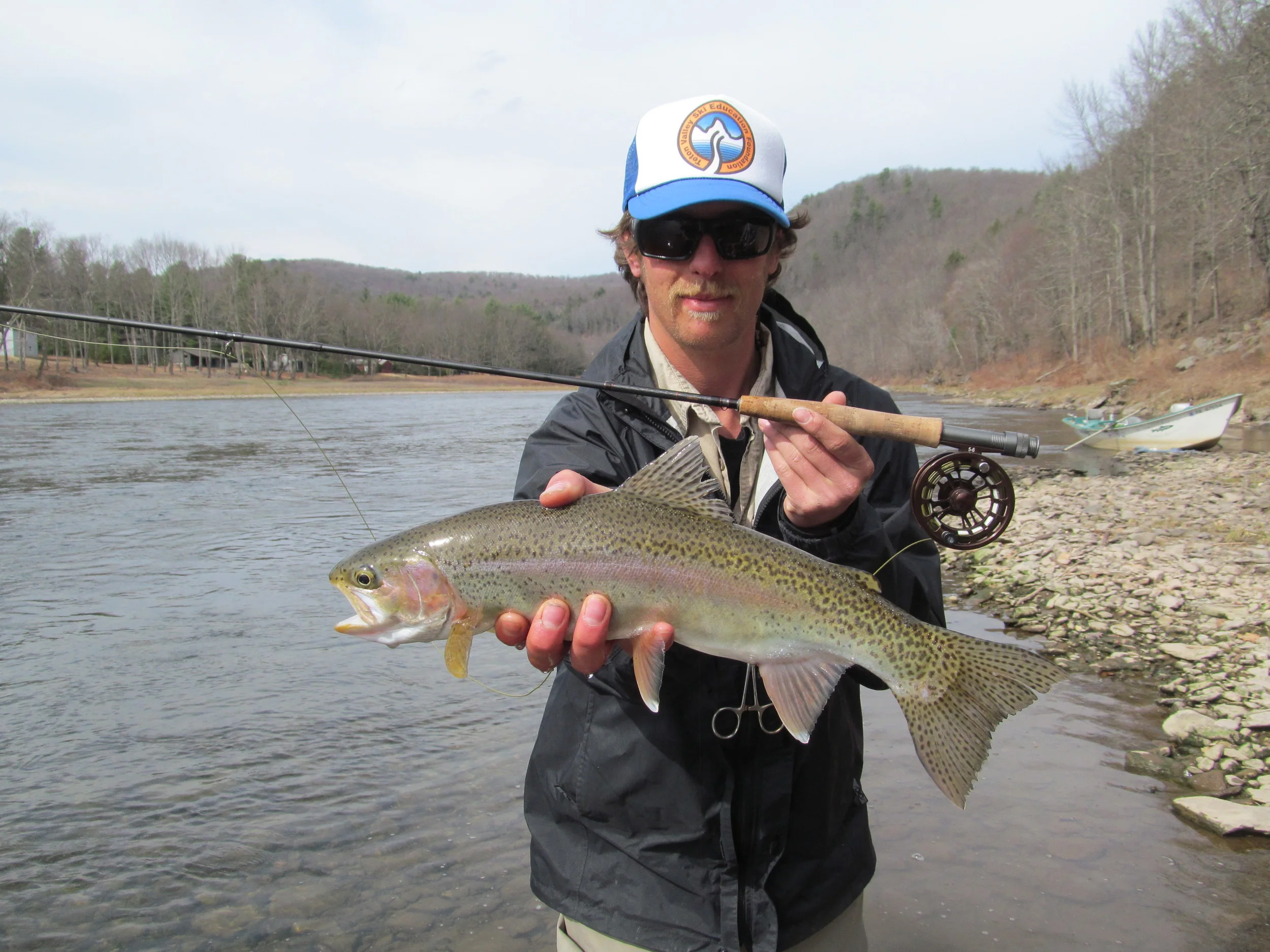 3/31/16 First dry fly Rainbow of the 2016 Season!