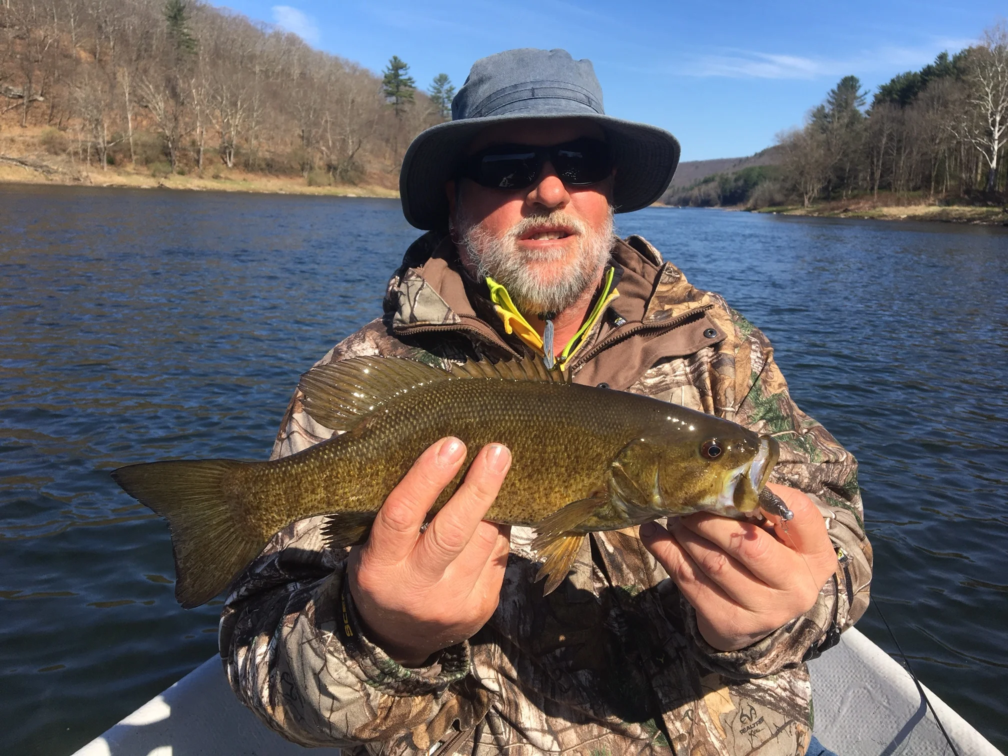 4/24/16 David G. with a nice Smallmouth bass.
