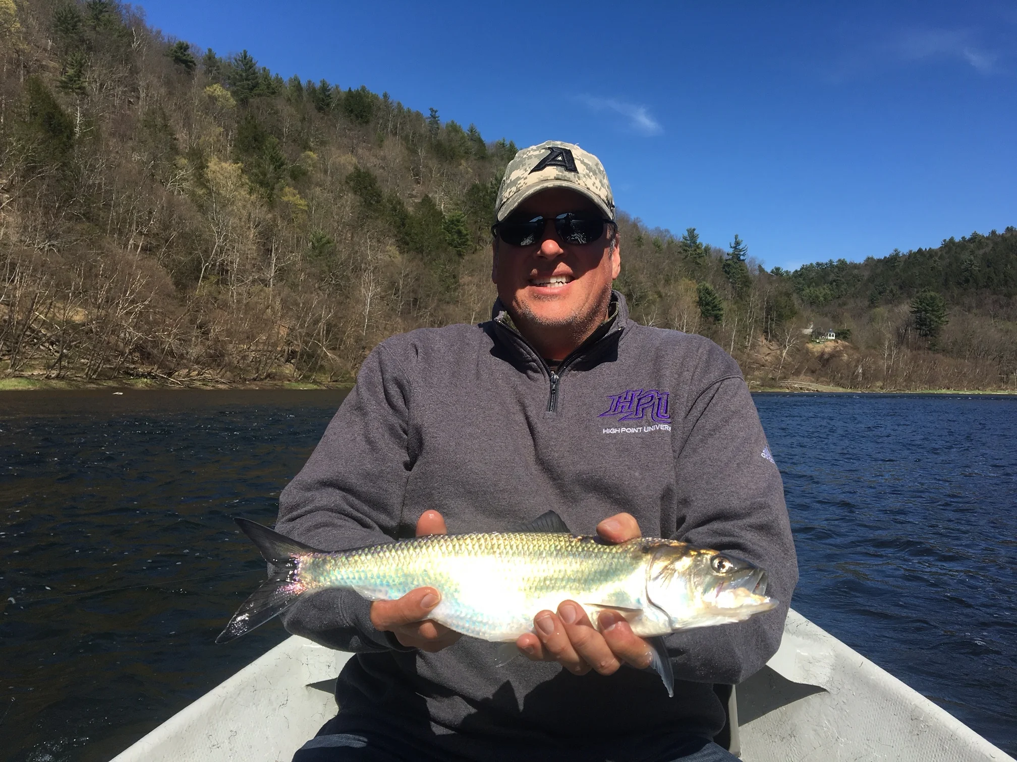 4/24/16 Andy G. with his first ever American Shad!