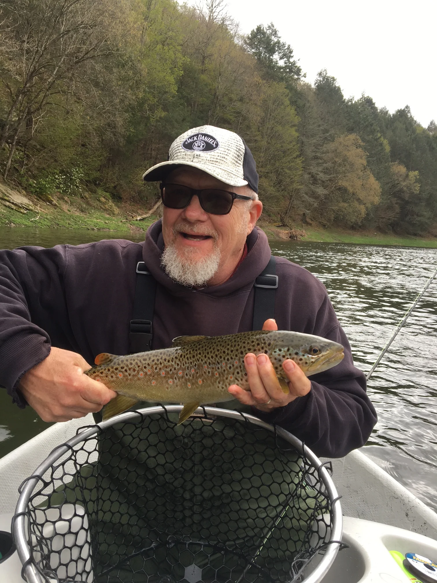 5/5/16 Kevin fooled this Brownie with a March Brown.