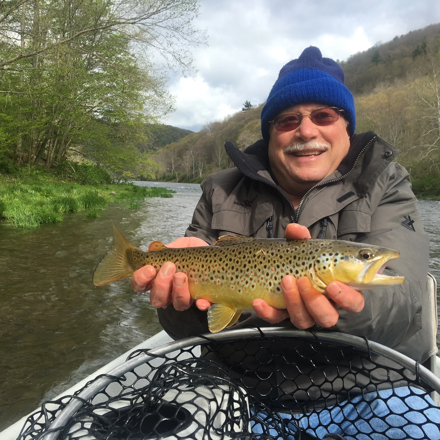 Cold morning Brown trout