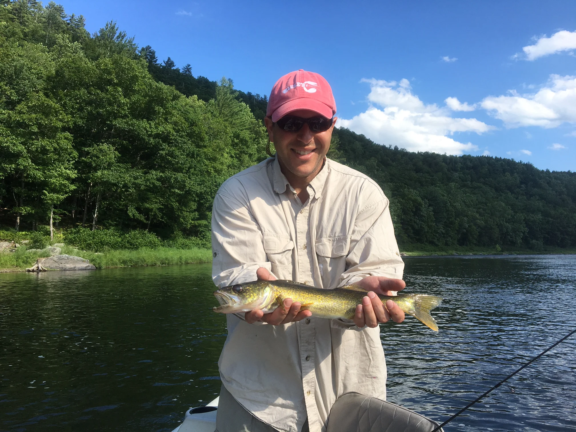 07/19/16 RIcky L with his first Walleye ever!