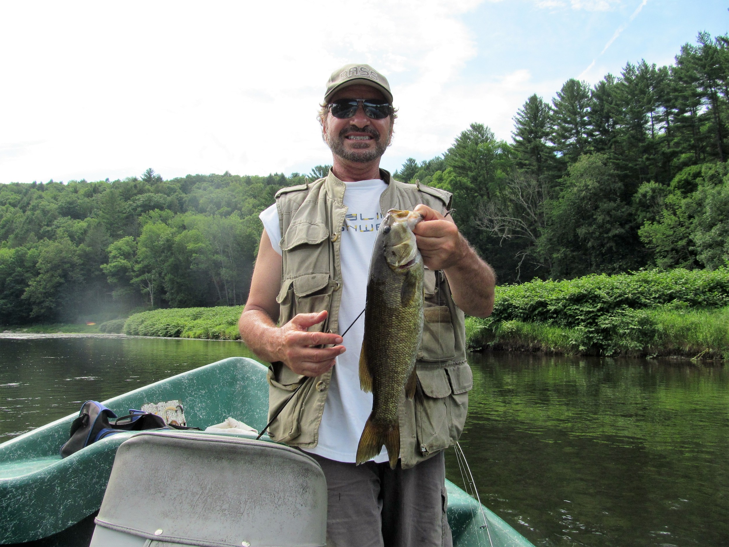 07/15/16 Ralph with a nice 17" Smallmouth bass!