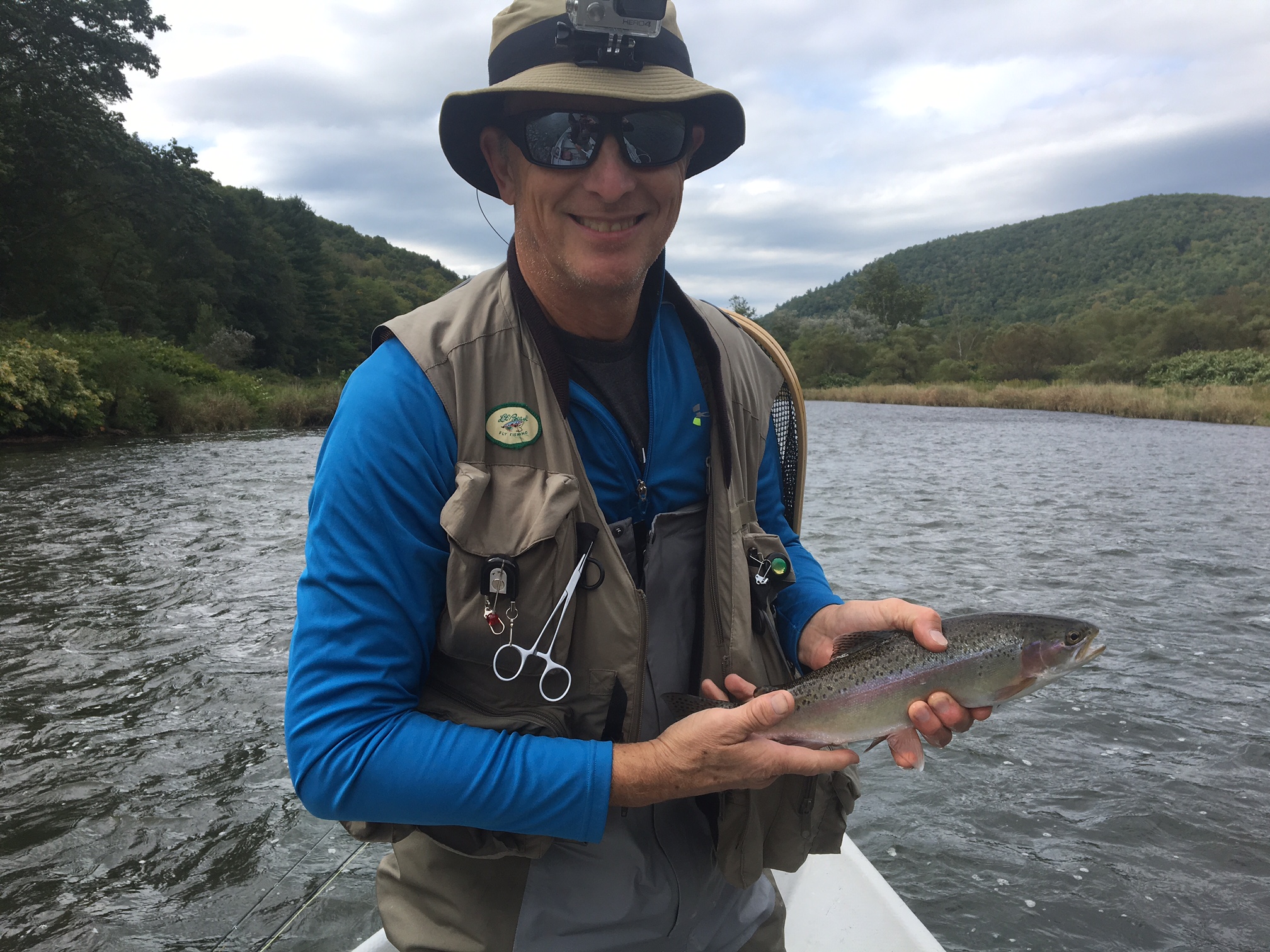 Al with a nice Rainbow taken on a Nymph.