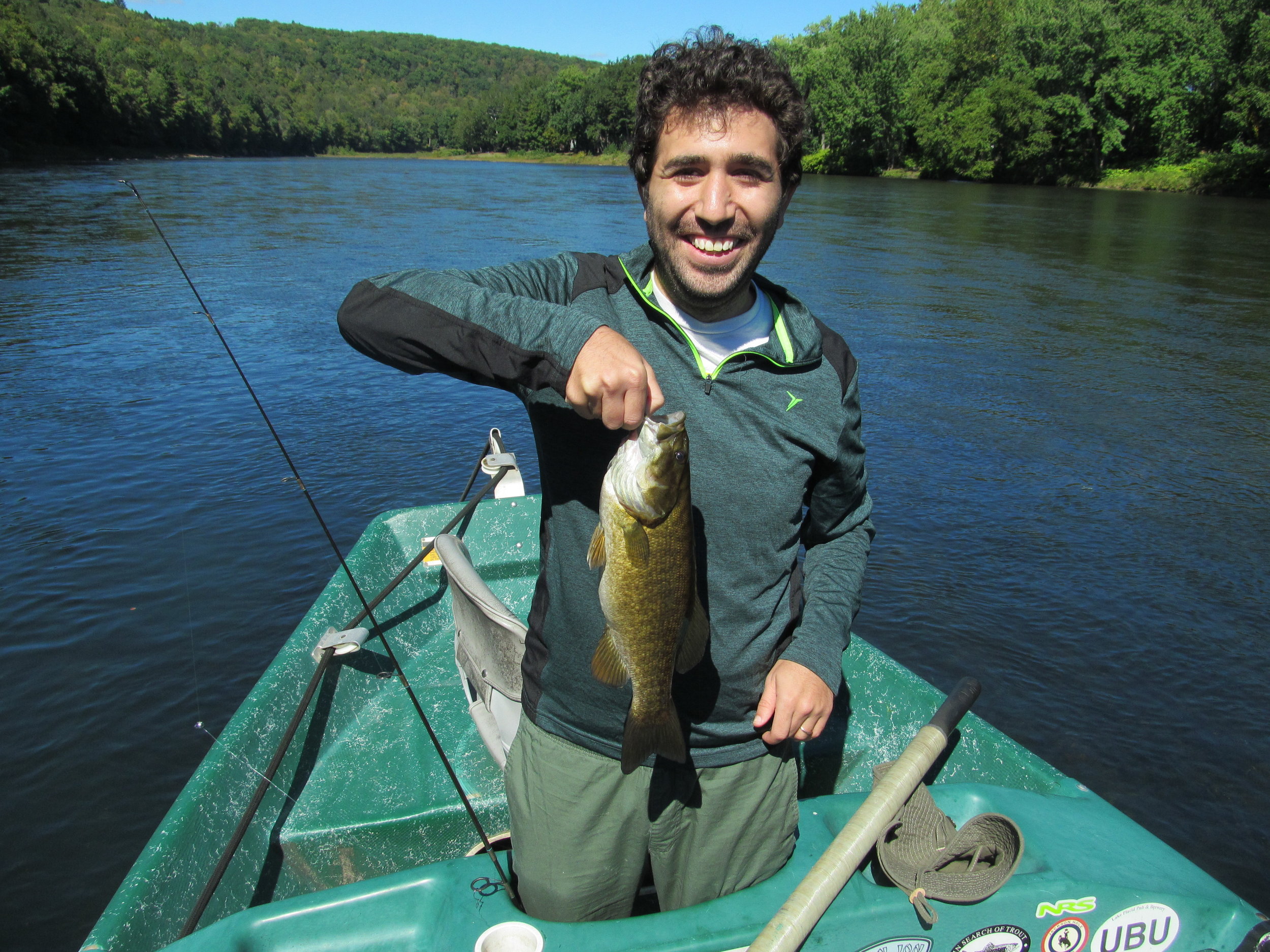 09/24/16 Gavin with a nice 16 1/2 " smallmouth bass