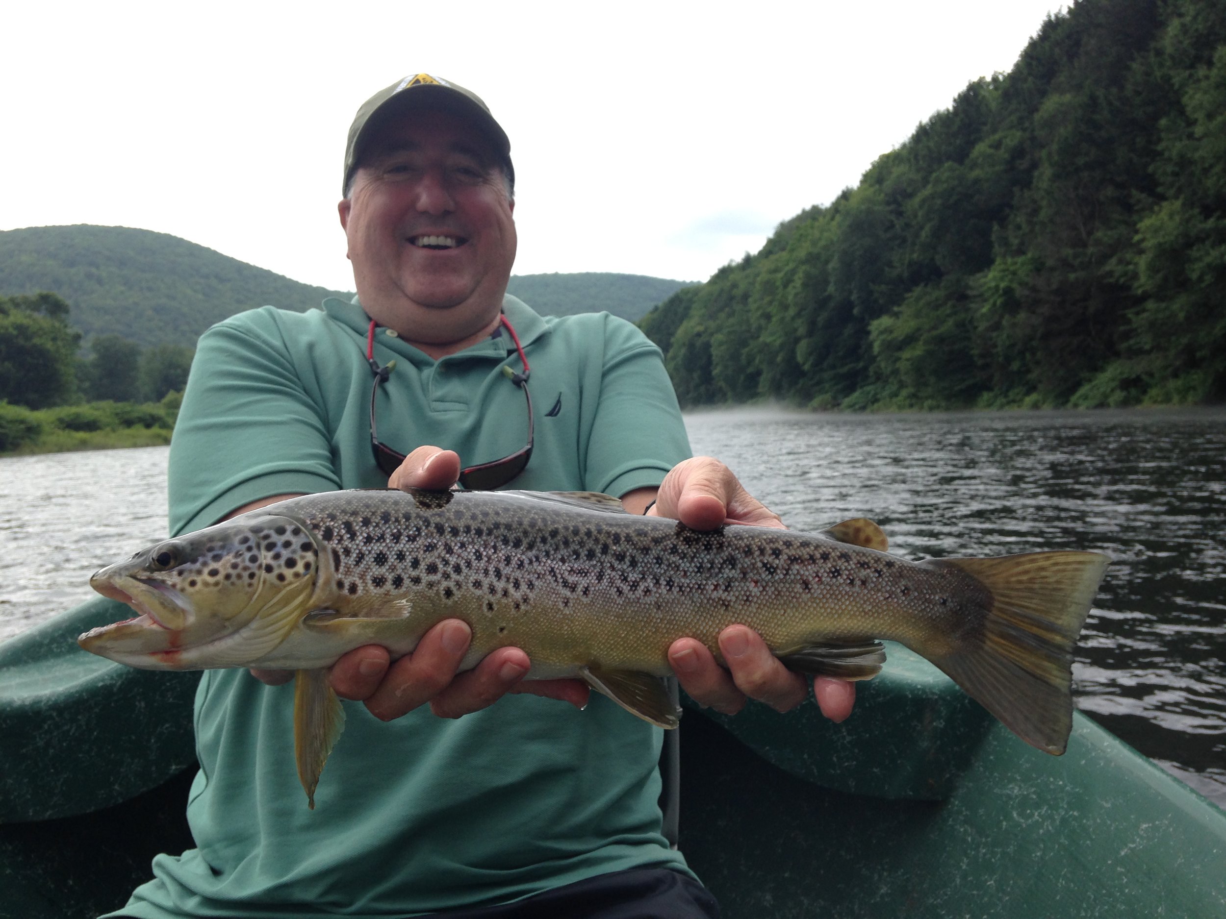 Ed holding a nice Brownie.