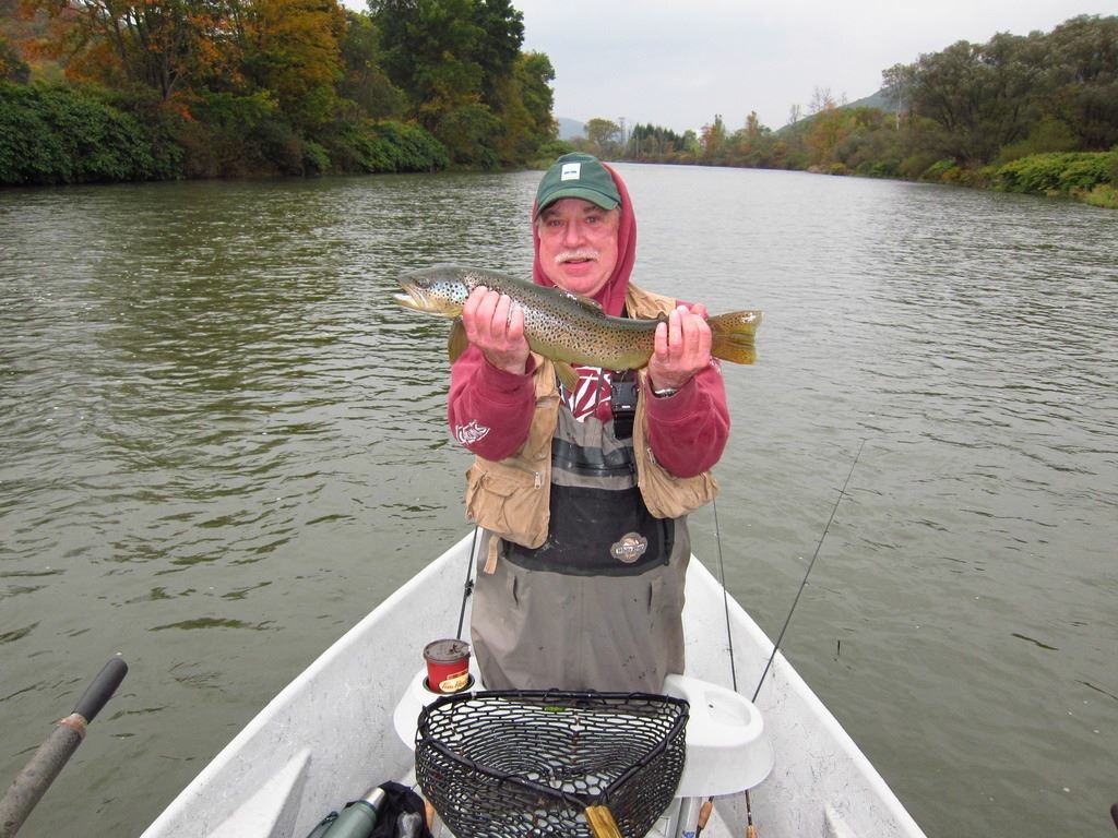 22" personal best Brown trout for the Jigmeister Andy S.