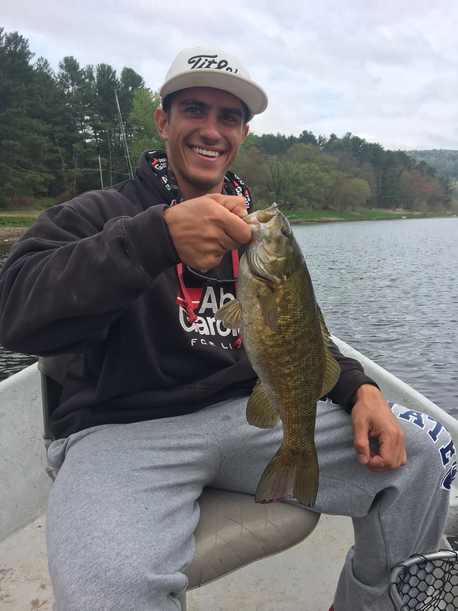 Mike K. with a good Smallmouth!