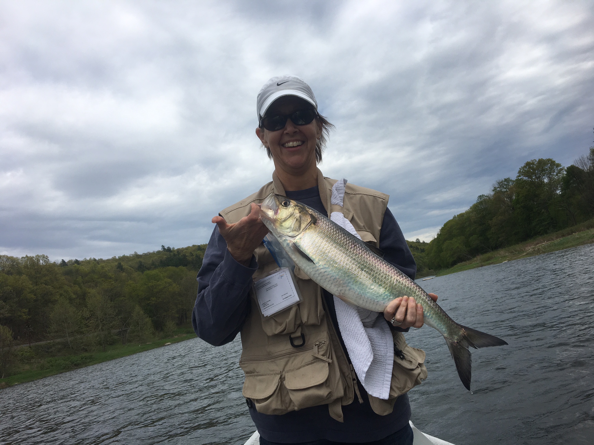 Nice Roe Shad for a nice lady.