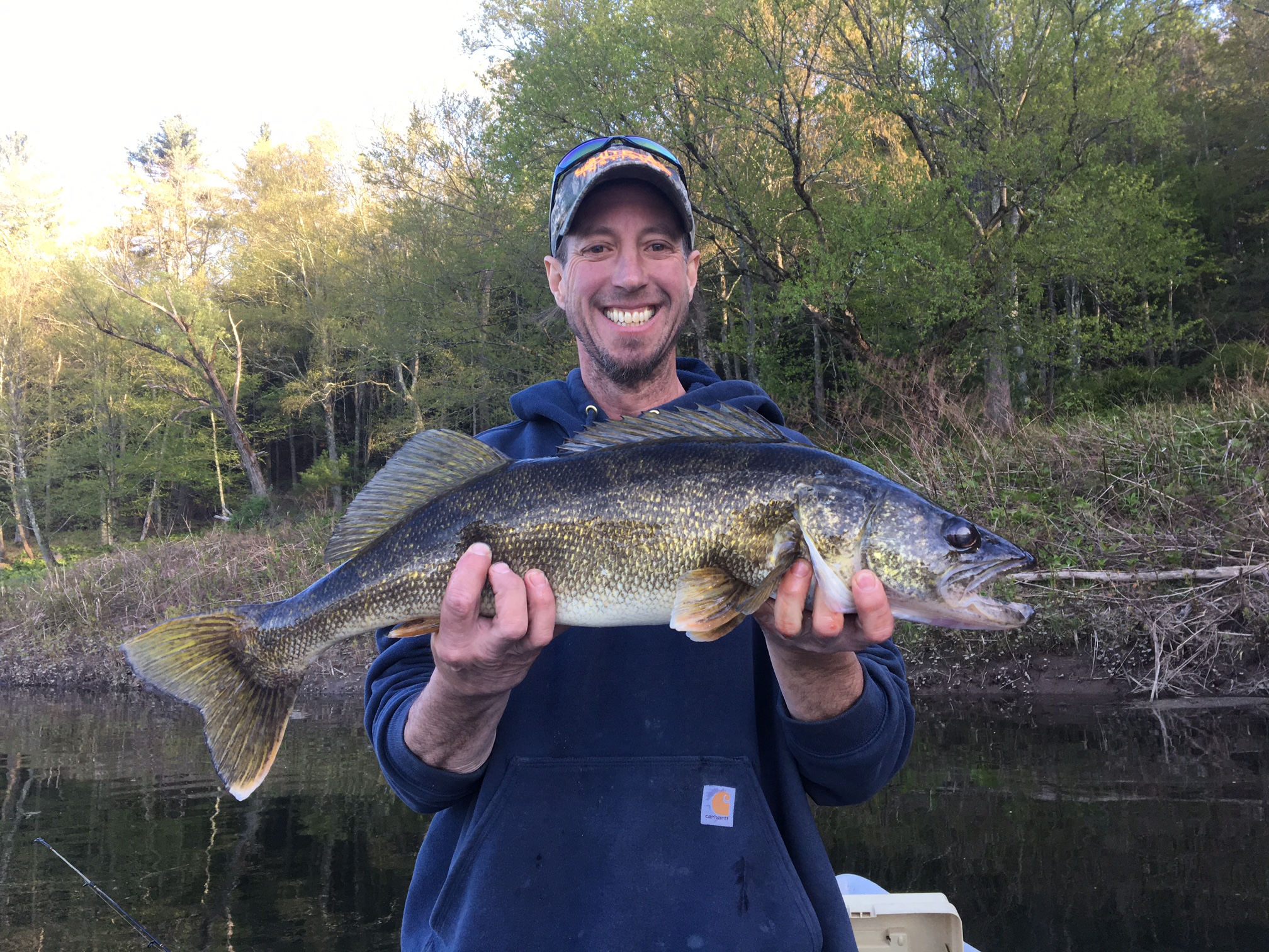Matty with a 28" 9lb Walleye!