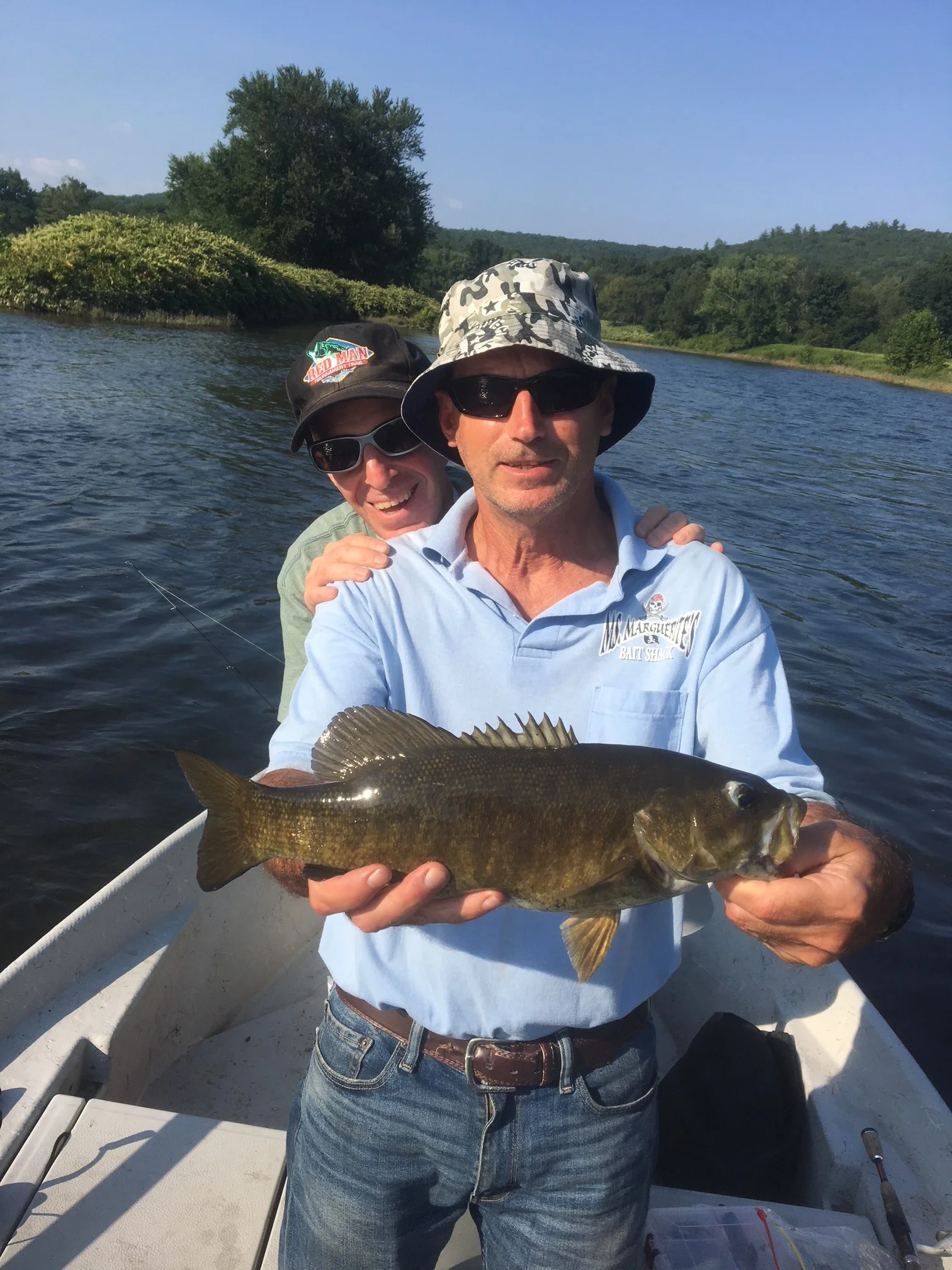 Robert with A beautiful 16” Smallmouth!