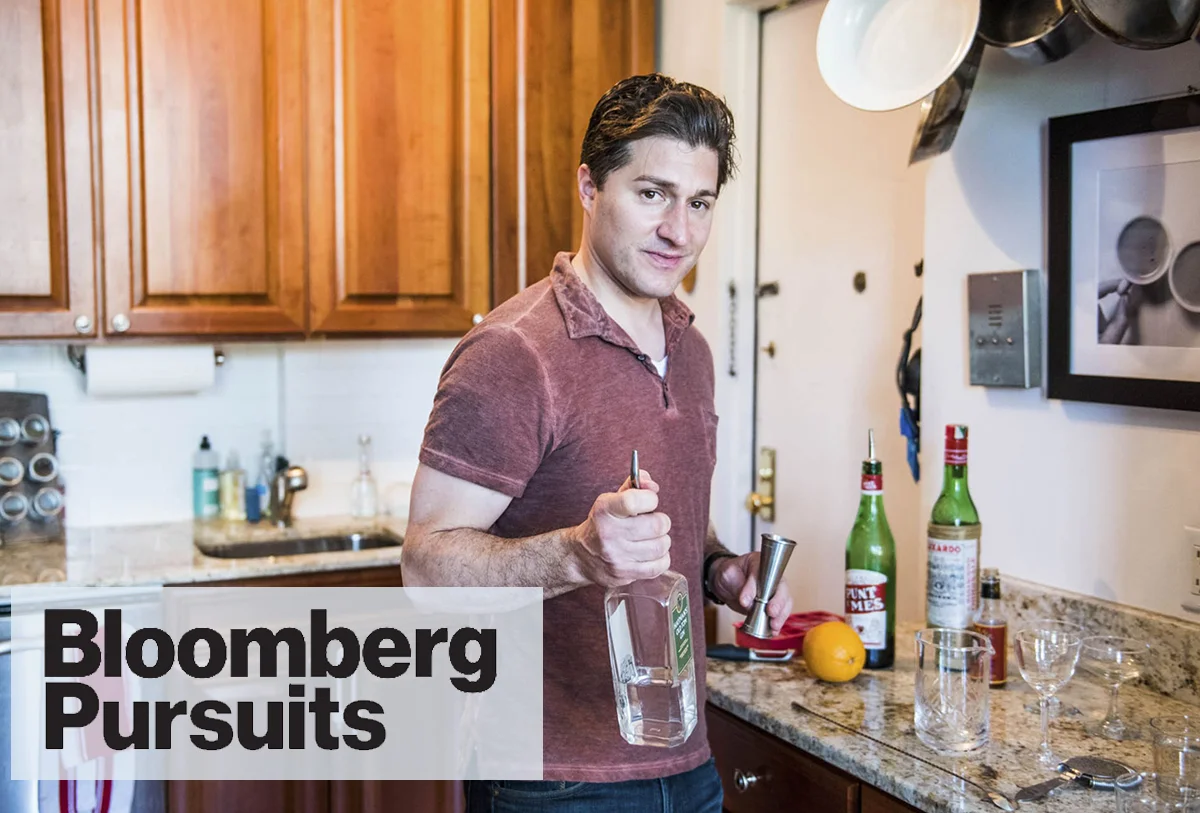 September 2017 BLOOMBERG PURSUITS : Before the Martini, There Was the Martinez