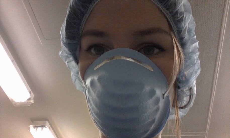 Science glamour shot: you can't see the XXXL biohazard suit but trust me, it's hot. #distractinglysexy