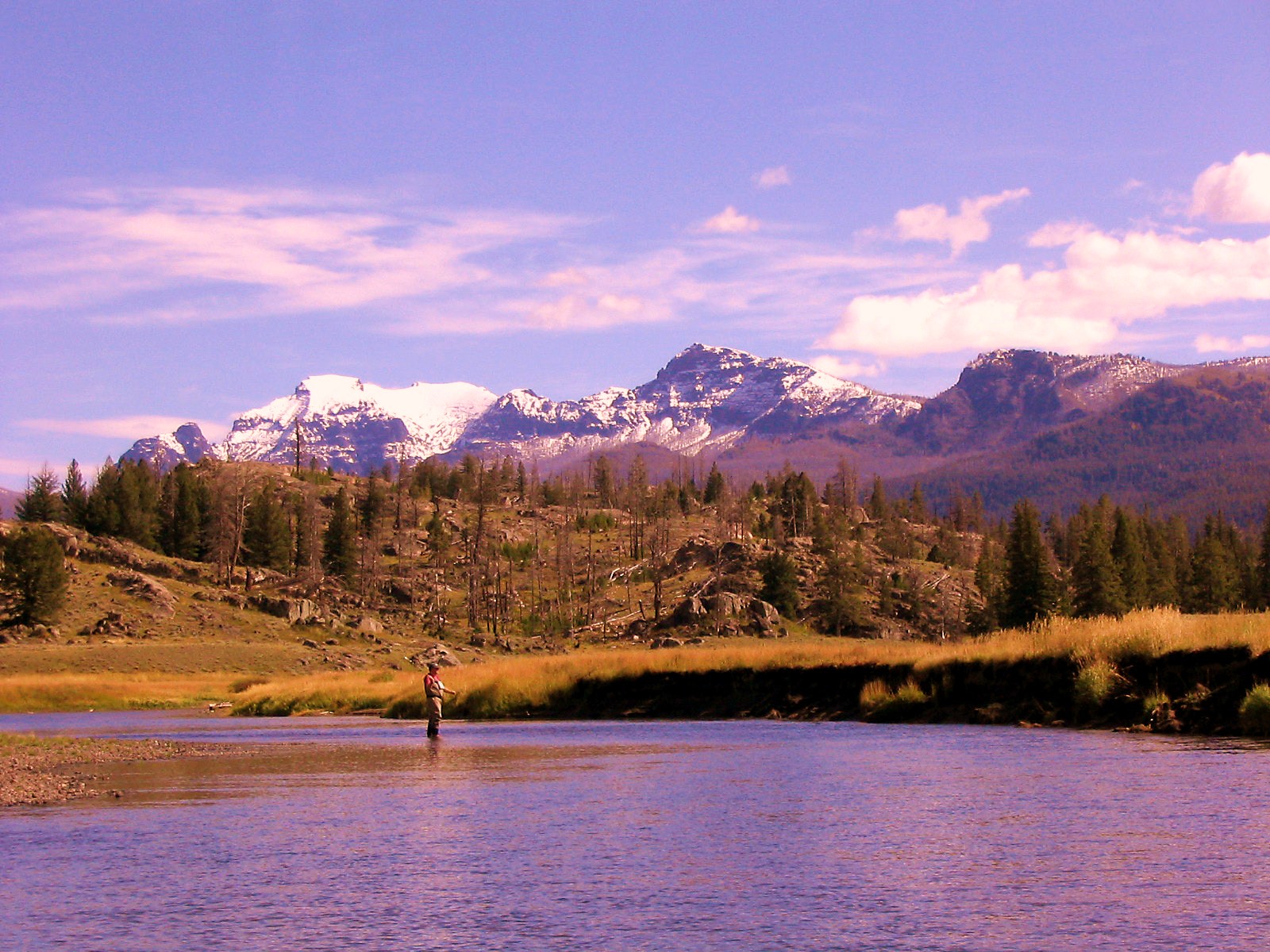 James fishing in Montana