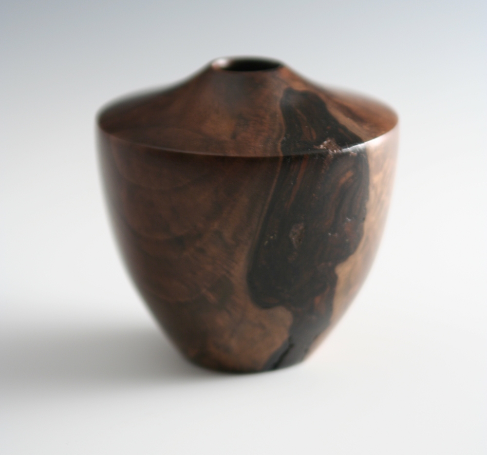 Walnut mini vase