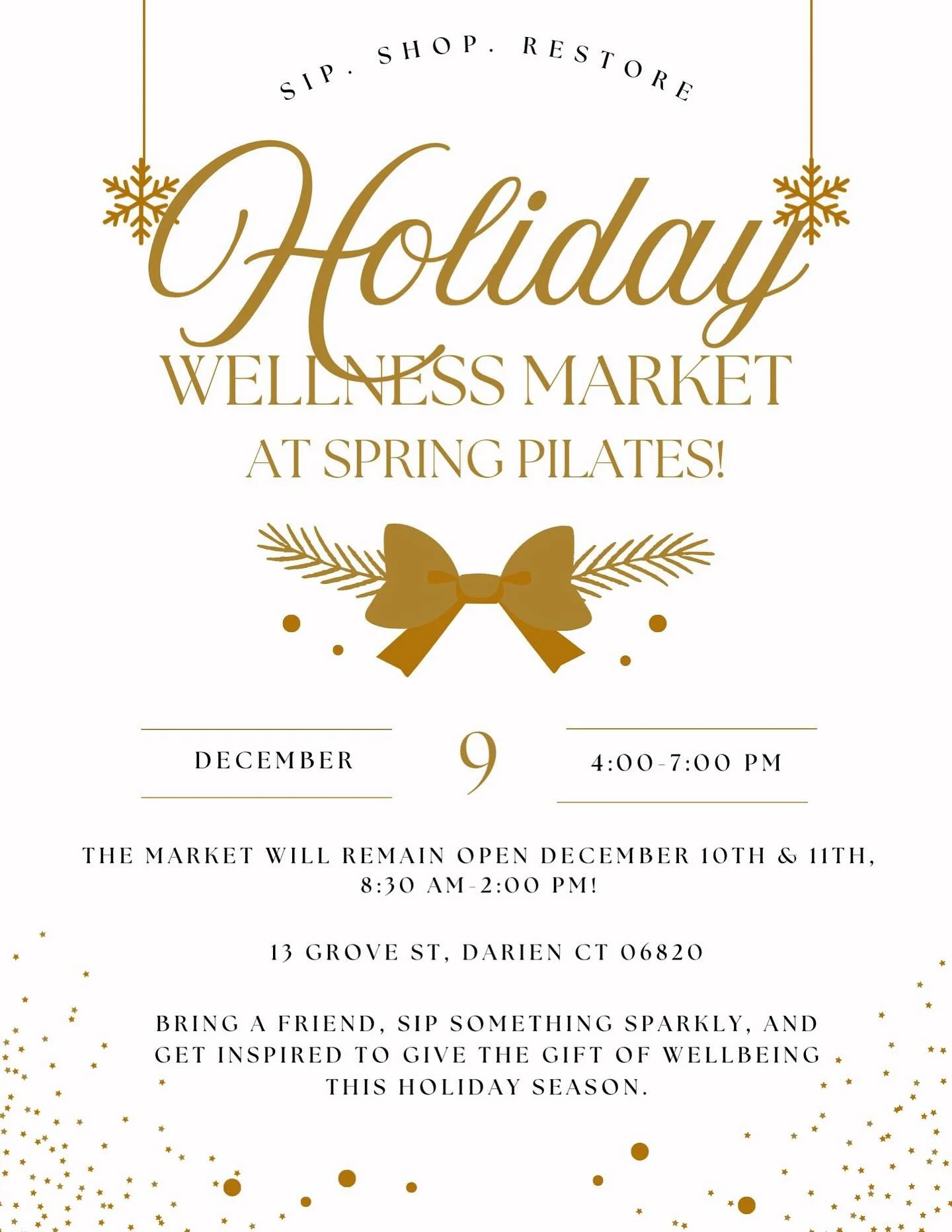 Holiday Wellness Market 