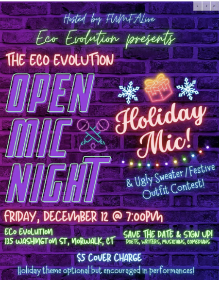 Open Mic @ Eco Evolution 