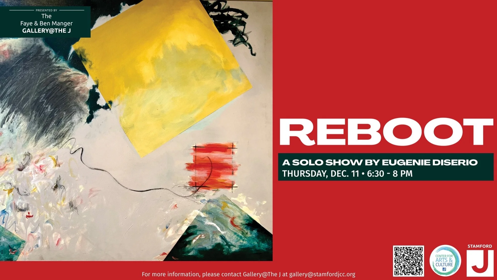  Reboot: Solo Exhibition by Eugenie DiSerio Opening Reception 