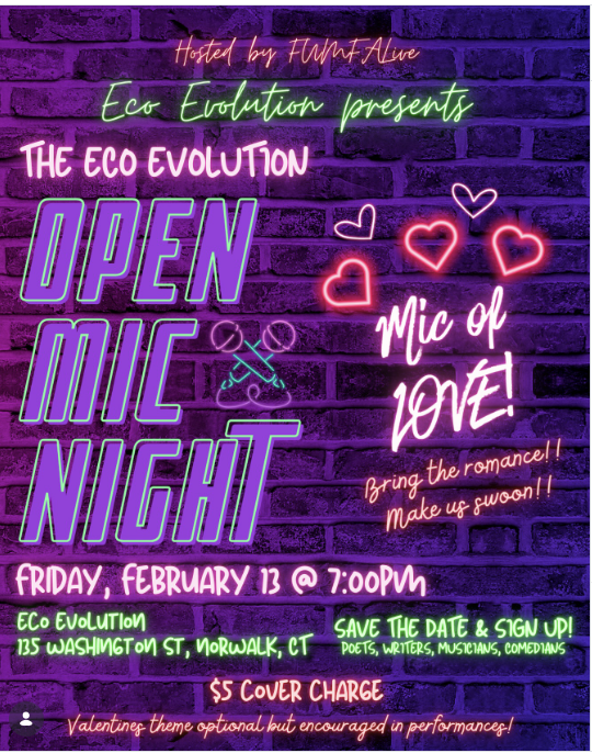Open Mic @ ecoEvolution 