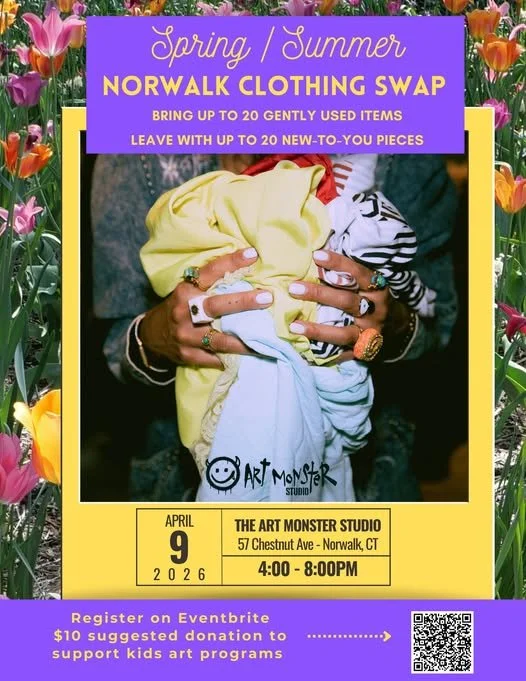 SPRING/SUMMER: NORWALK CLOTHING SWAP AT @theartmonsterstudio