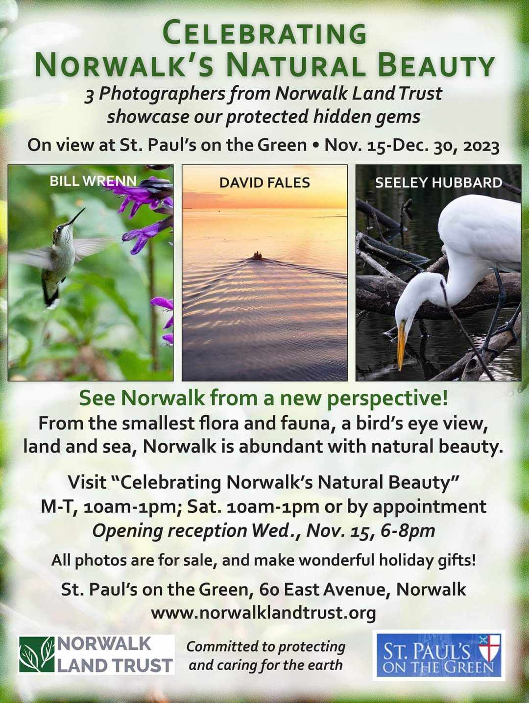 Celebrating Norwalk's Natural Beauty Opening Reception