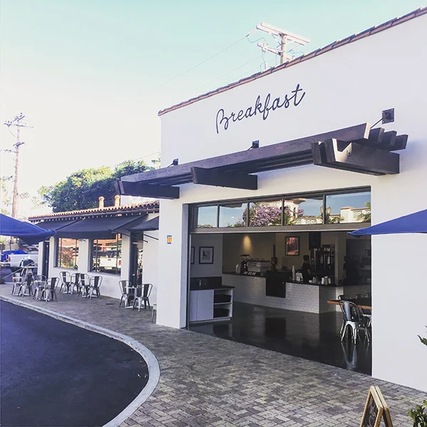 We're open! Come in to enjoy our full service coffee shop, art gallery, and retail store. We'd love to have you :) Hours: 7am - 5pm, everyday Location: 711 Chapala Street, Santa Barbara, California 93101 • Show on Google Maps
