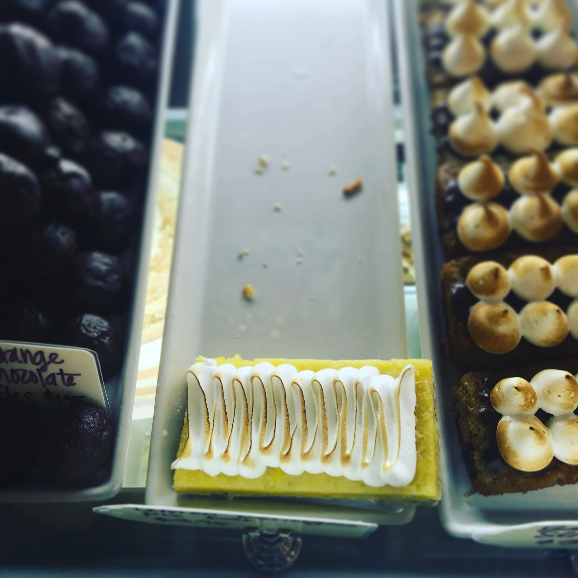 The last (or the beginning of many) of the lemon bars from the first day- best seller!
