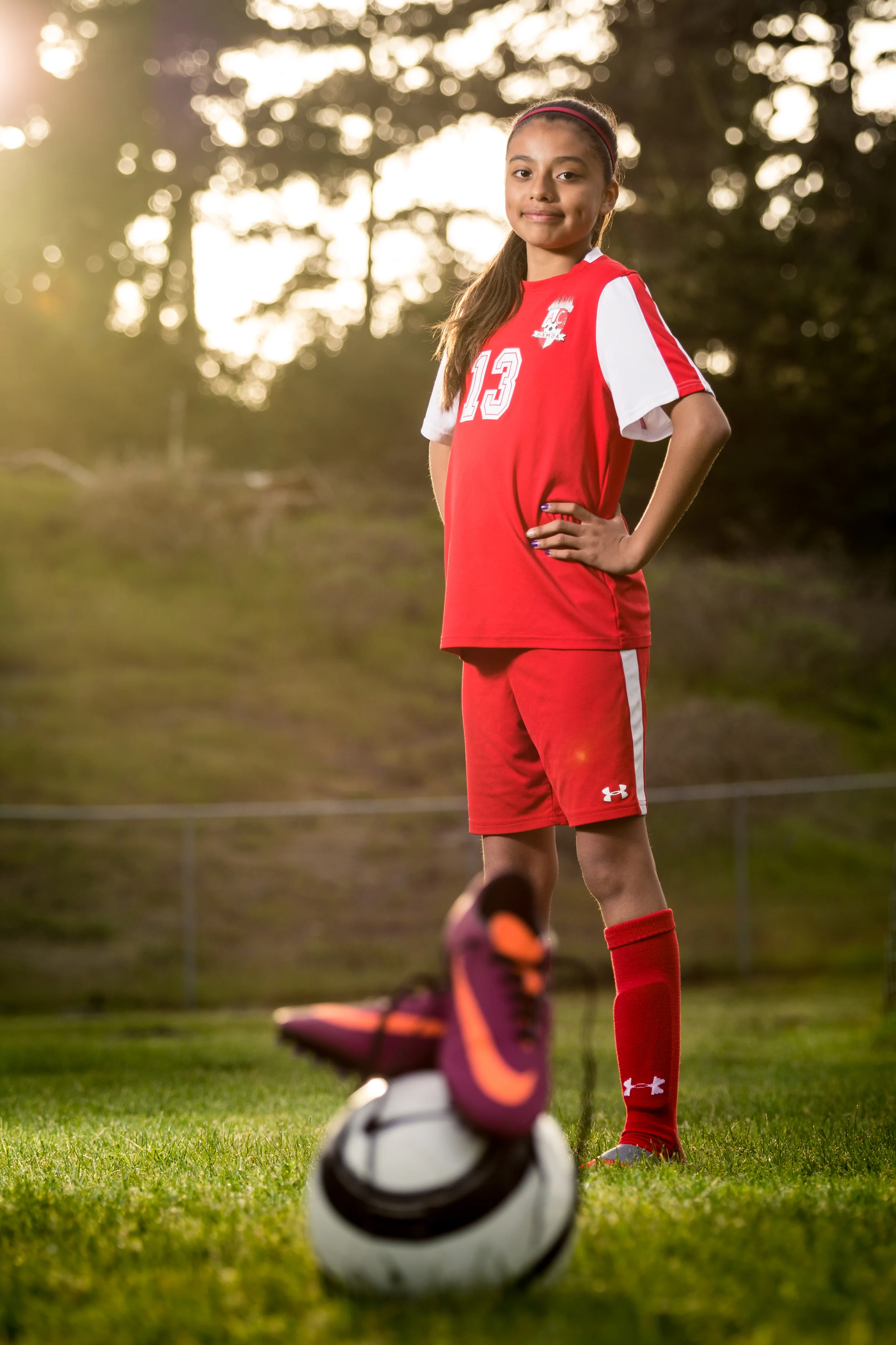 AC Samoa soccer player-Emily