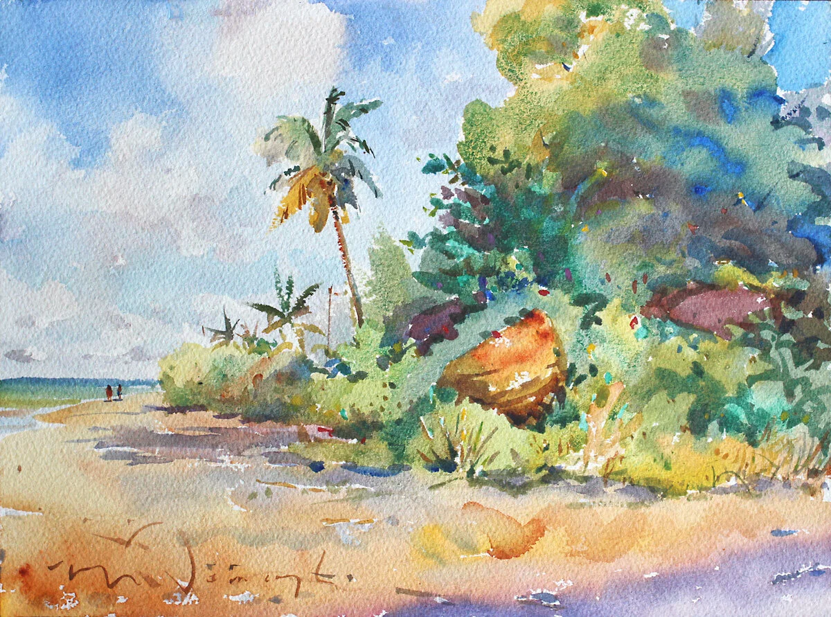 Flora, Anini Beach, Kauai. Fine Art Print.
