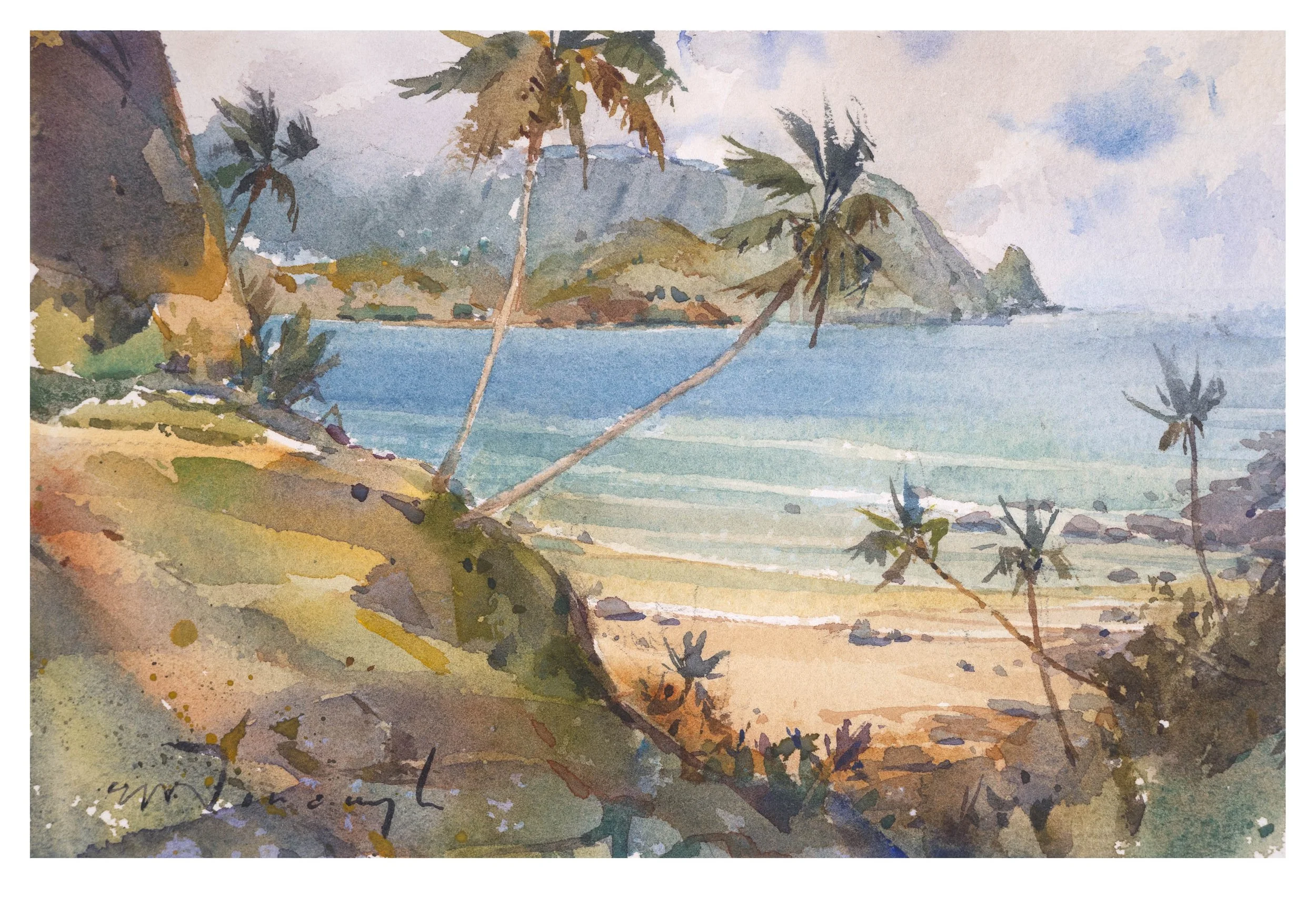 "Pali Ke Kua" Hanalei Bay, Kauai