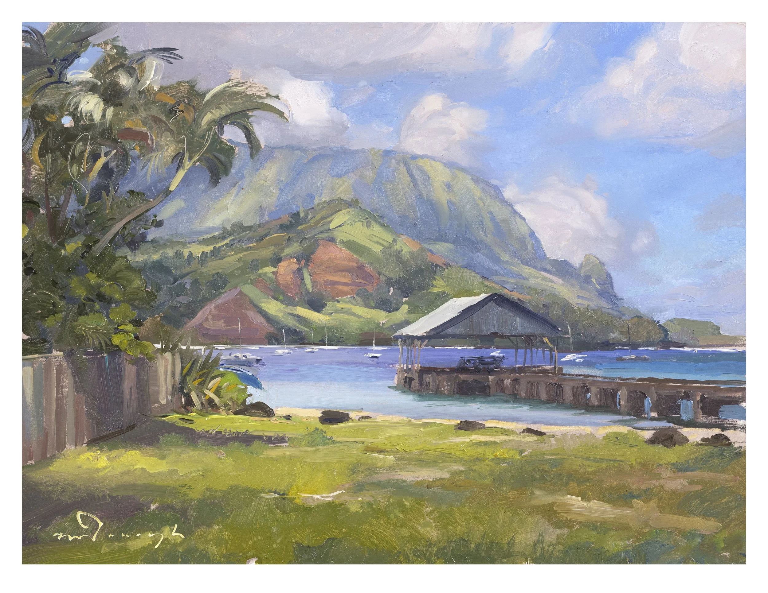 The Pier (June in Hanalei)_8.5x11in.jpg