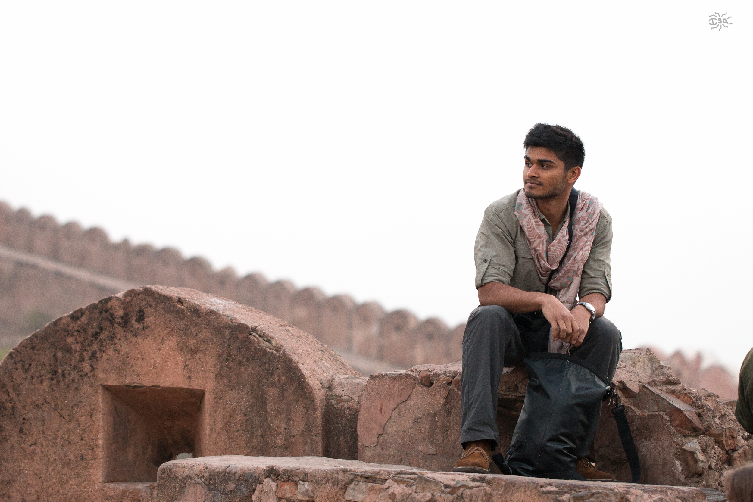  Looking Out from Upon An Ancient Indian Fort 