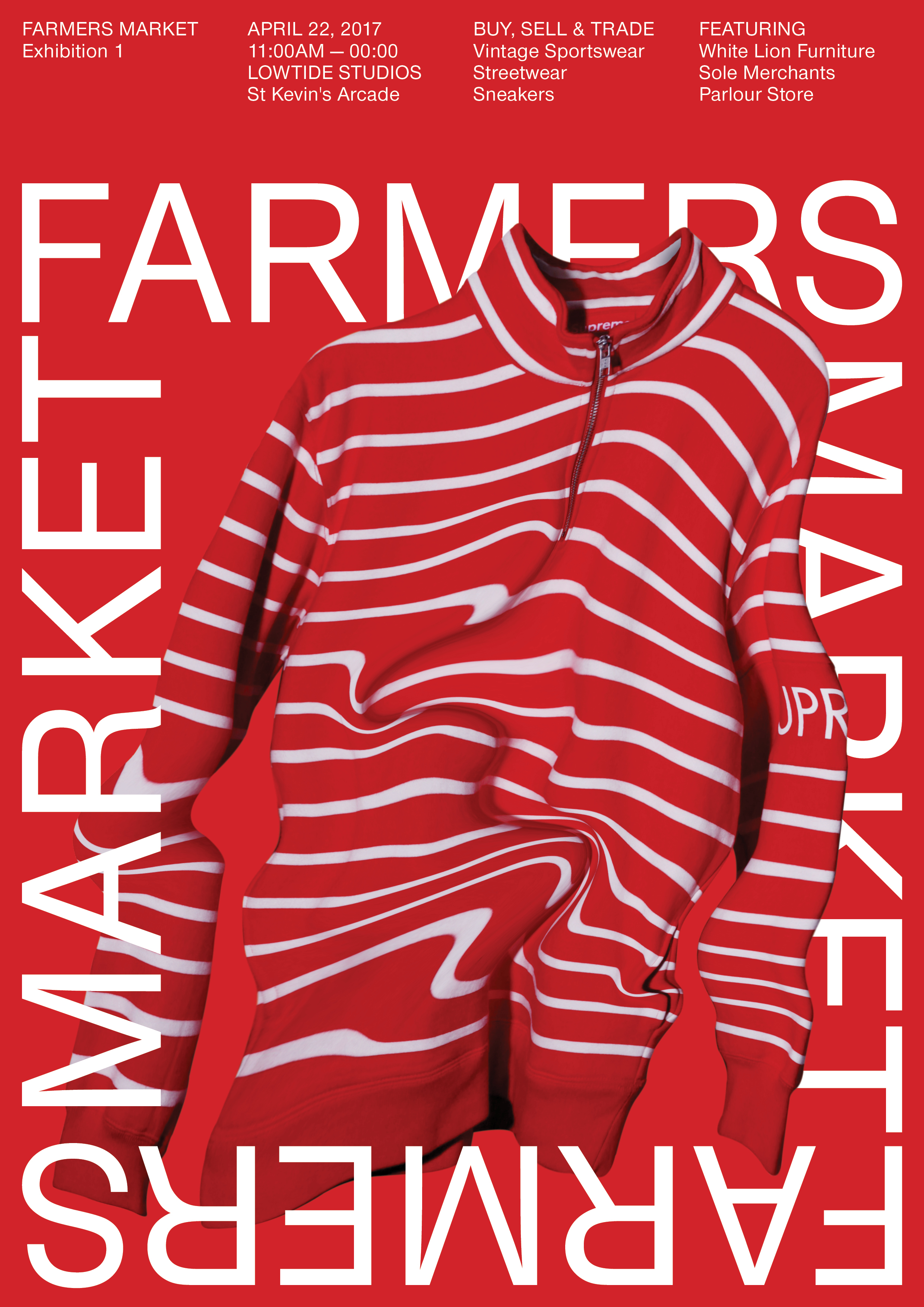 Above: Poster work for Farmers Market (St Kevin's)