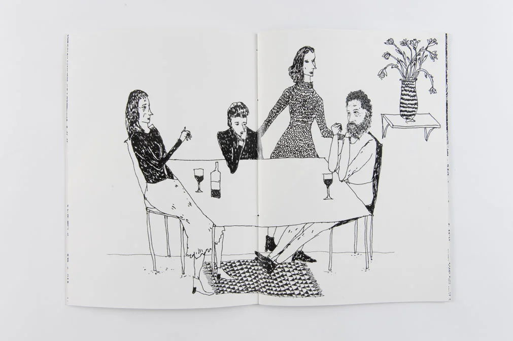 Above: Pages from ‘Arada’