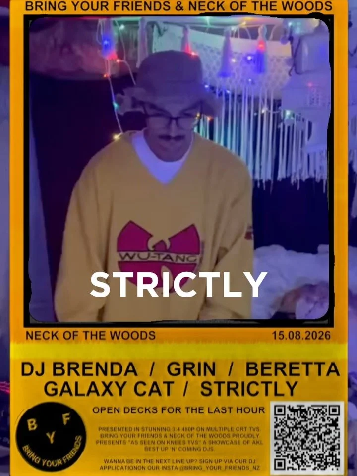 Tonight we&rsquo;re getting some really great local DJs out of the bedrooms and kitchens and onto the Ghost Soundsystem and THAT is what As Seen On Knees TVs is all about.

Some of these DJs are playing Neck of the Woods for the first time tonight so