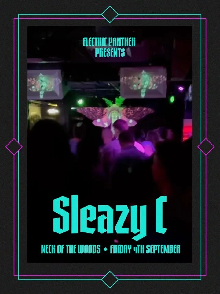 Coming up through the Kiwiburn and Ignition communities, Sleazy C has built a real name for herself as a sharp selector and keen curator of good energy on the dance floor. If you&rsquo;ve been front &amp; centre when Sleazy C was weaving magic at Dim