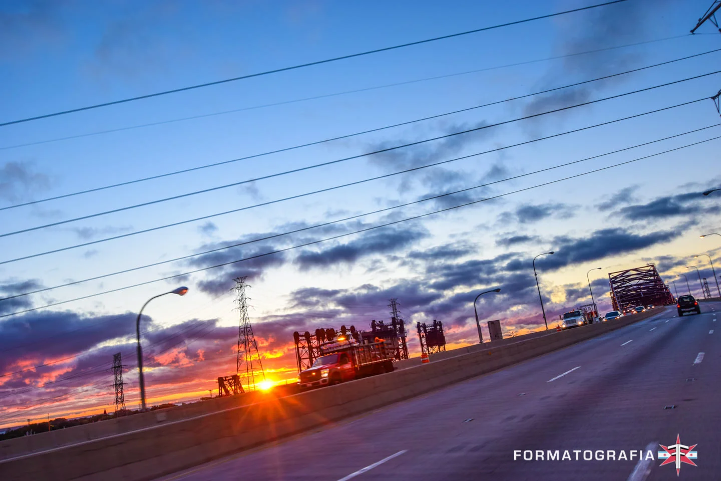 Sunrise Skyway Chicago Illinois Photographer Eric Formato 10-13-13.jpg