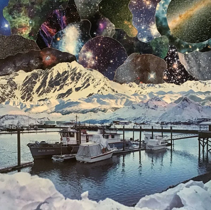 Overconfident Underachiever Collage Art