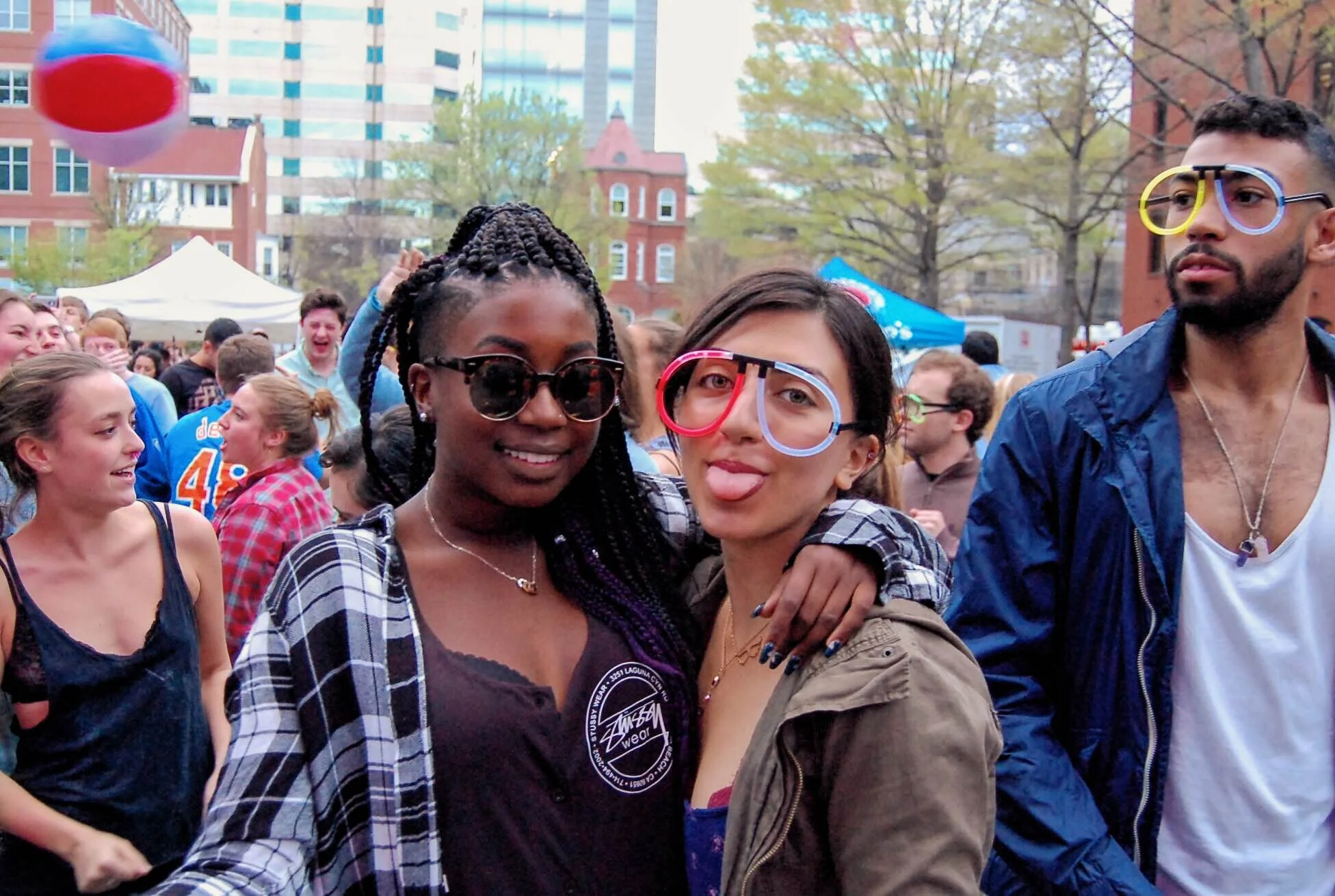 Students at GW Spring Fling