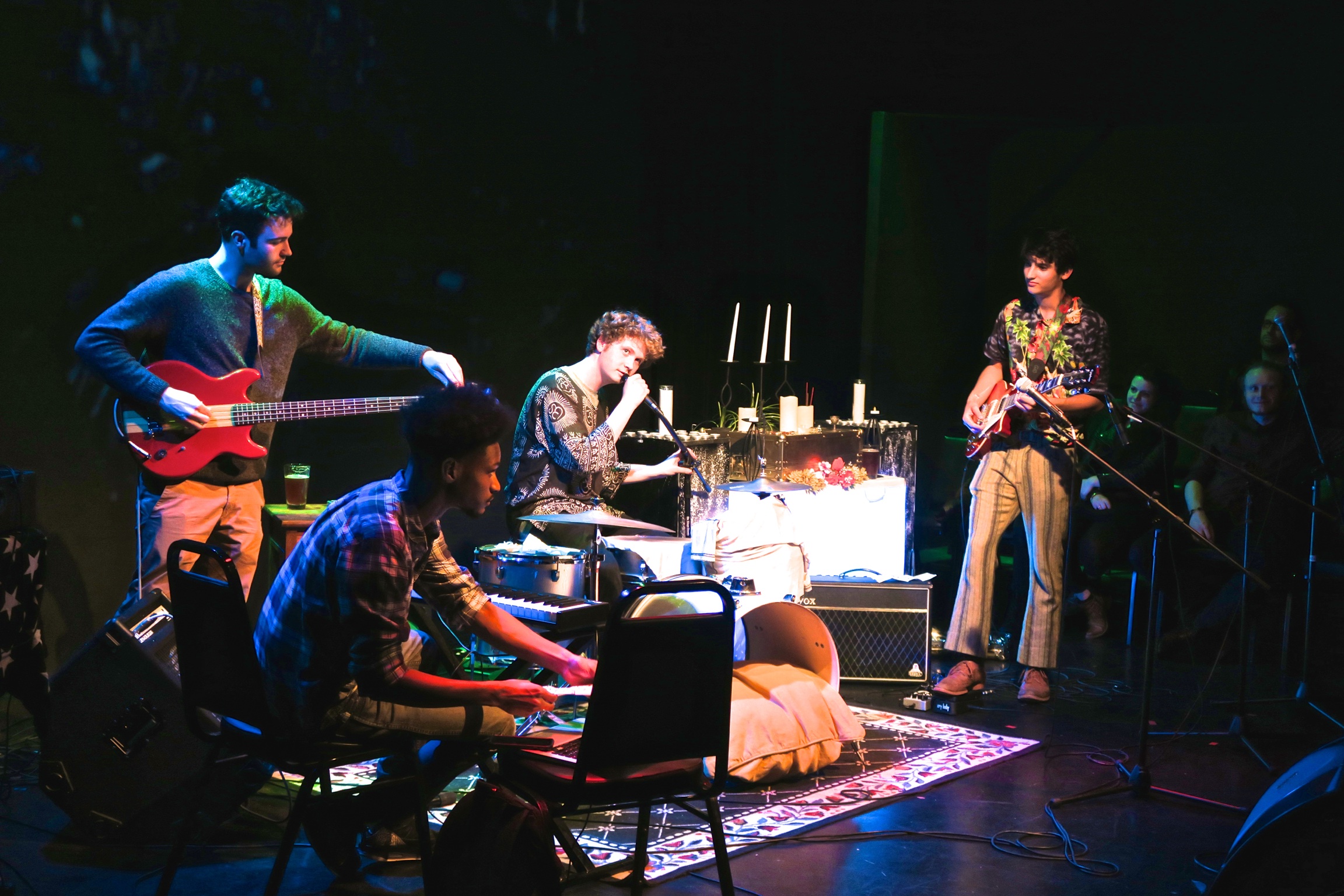 Rob Smokes Funk Disaster: (left to right: Joe Wilson, Sam Catherman, Rob Stokes, and Jack Delamater)
